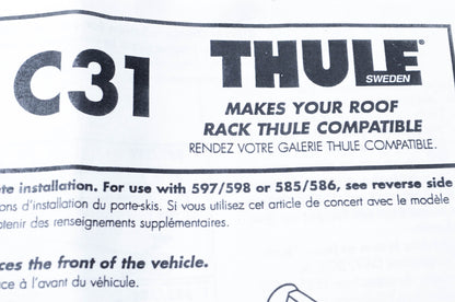 Thule C31 Clamp On Kit NOS