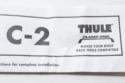 Thule C-2, C2 Clamp On Kit NOS