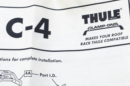 Thule C-4, C4 Clamp On Kit NOS
