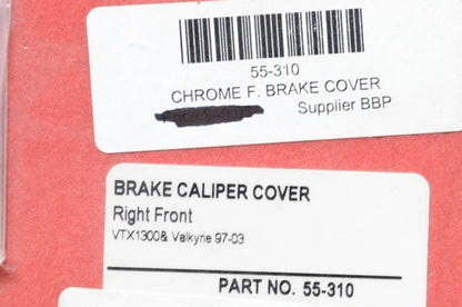Show Chrome 55-310 Brake Cover Kit NOS