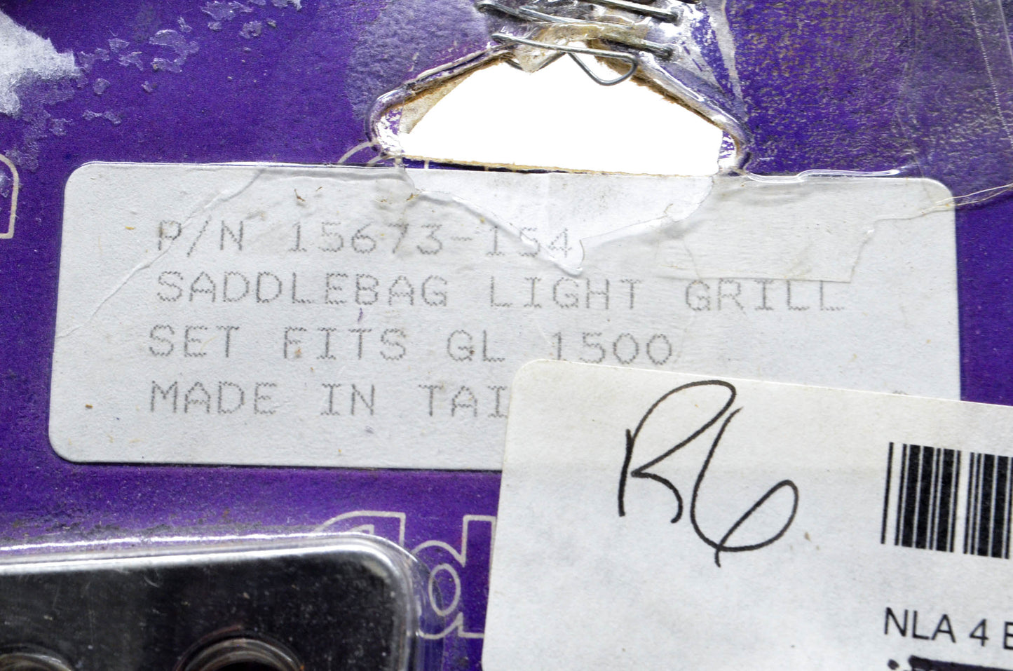 Add On Accessories 15673-154 Saddlebag Grill Kit NOS