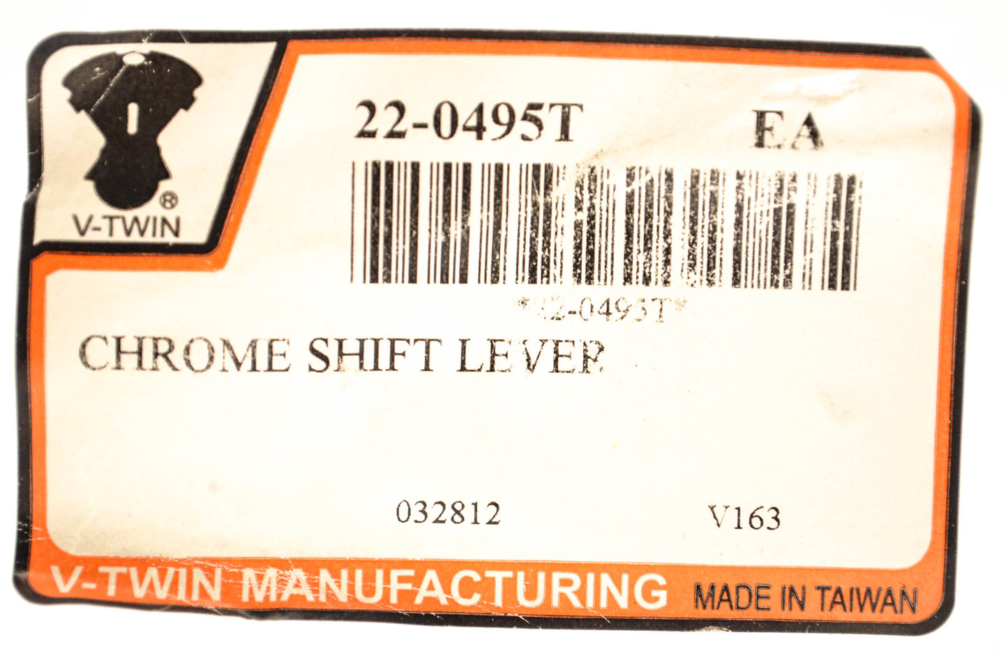 V-Twin 22-0495T, 032812 Chrome Shift Lever NOS