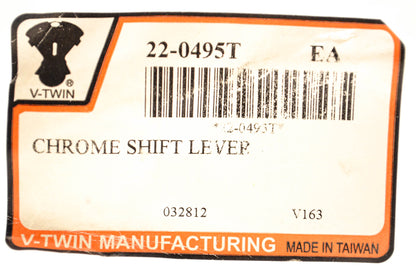 V-Twin 22-0495T, 032812 Chrome Shift Lever NOS
