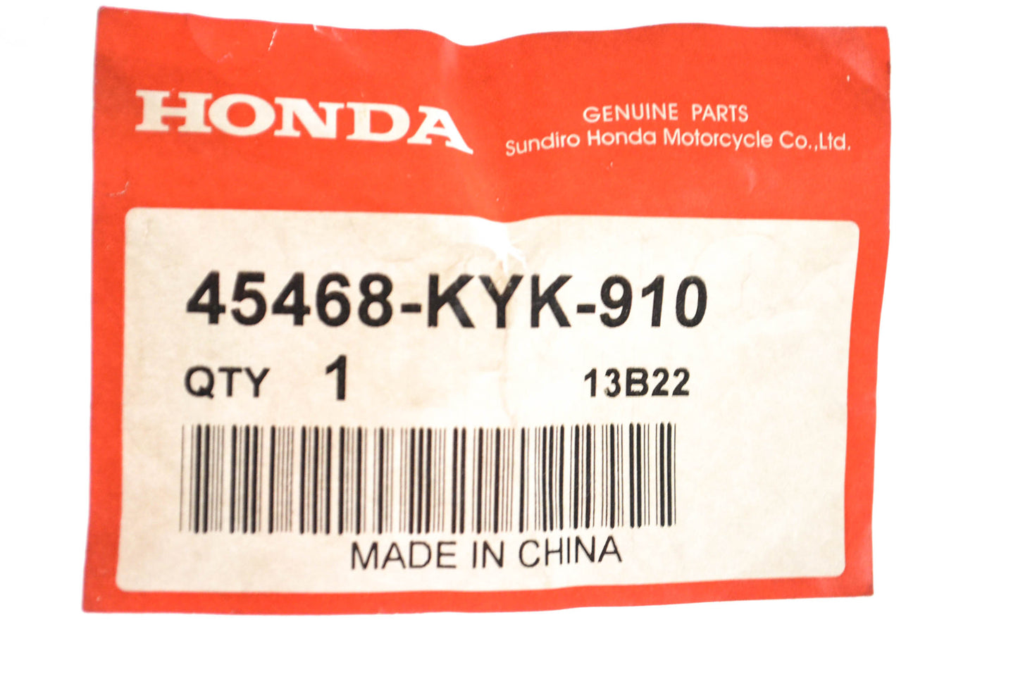 New OEM Honda 45468-KYK-910 Lower Brake Cable Guide NOS