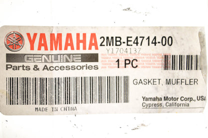 New OEM Yamaha 2MB-E4714-00-00 Gasket Muffler NOS