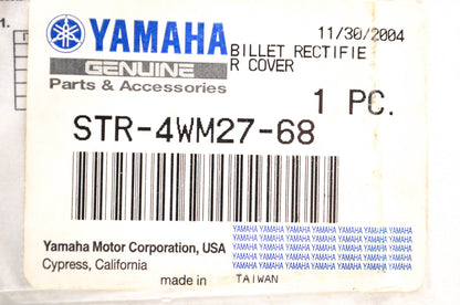 New OEM Yamaha STR-4WM27-68-00 Billet Rectifier Cover NOS