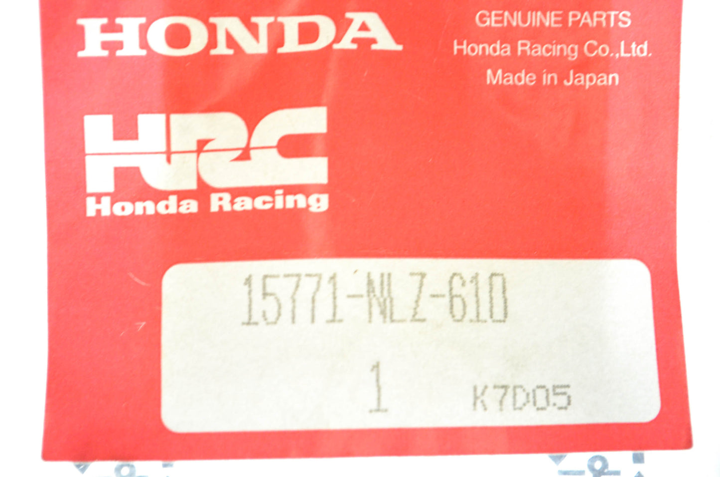 New OEM Honda 15771-NLZ-610 3 Way Breather Joint NOS