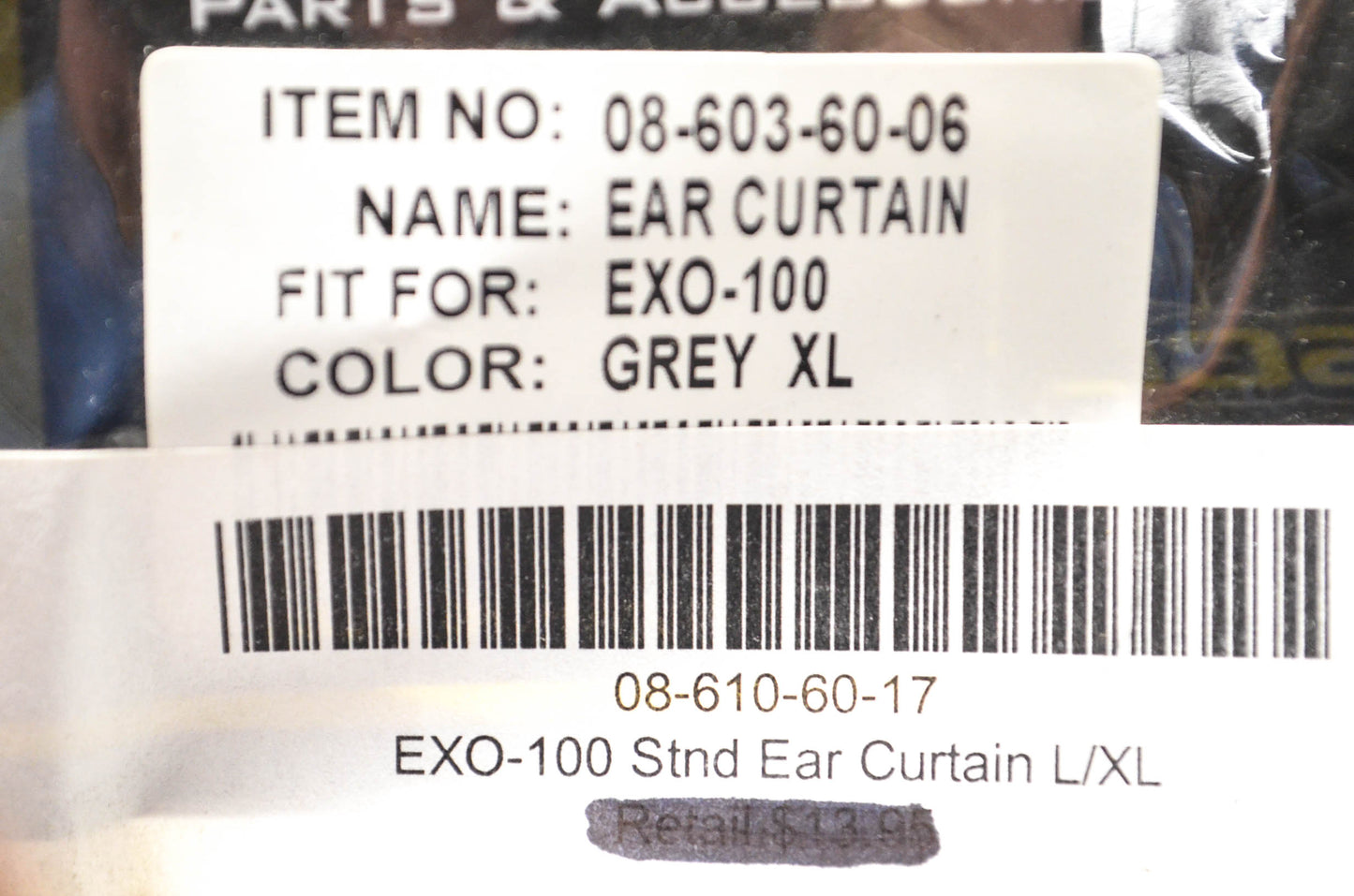 Scorpion Exo 08-610-60-17, 08-603-60-06 Ear Curtain NOS