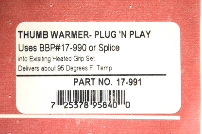 Show Chrome 17-991 Thumb Warmer NOS