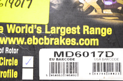 EBC Brakes MD6017D, TR 614017 Brake Rotor NOS