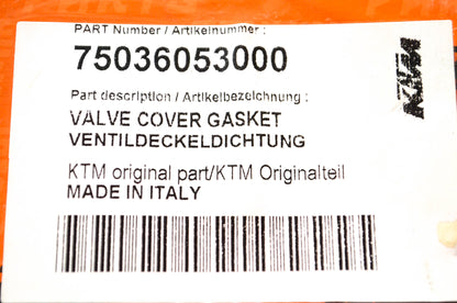 New OEM KTM 75036053000 Valve Cover Gasket NOS