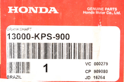 New OEM Honda 13000-KPS-900 Crankshaft NOS