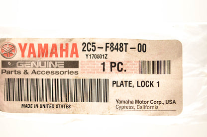 New OEM Yamaha 2C5-F848T-00-00 Lock Plate NOS