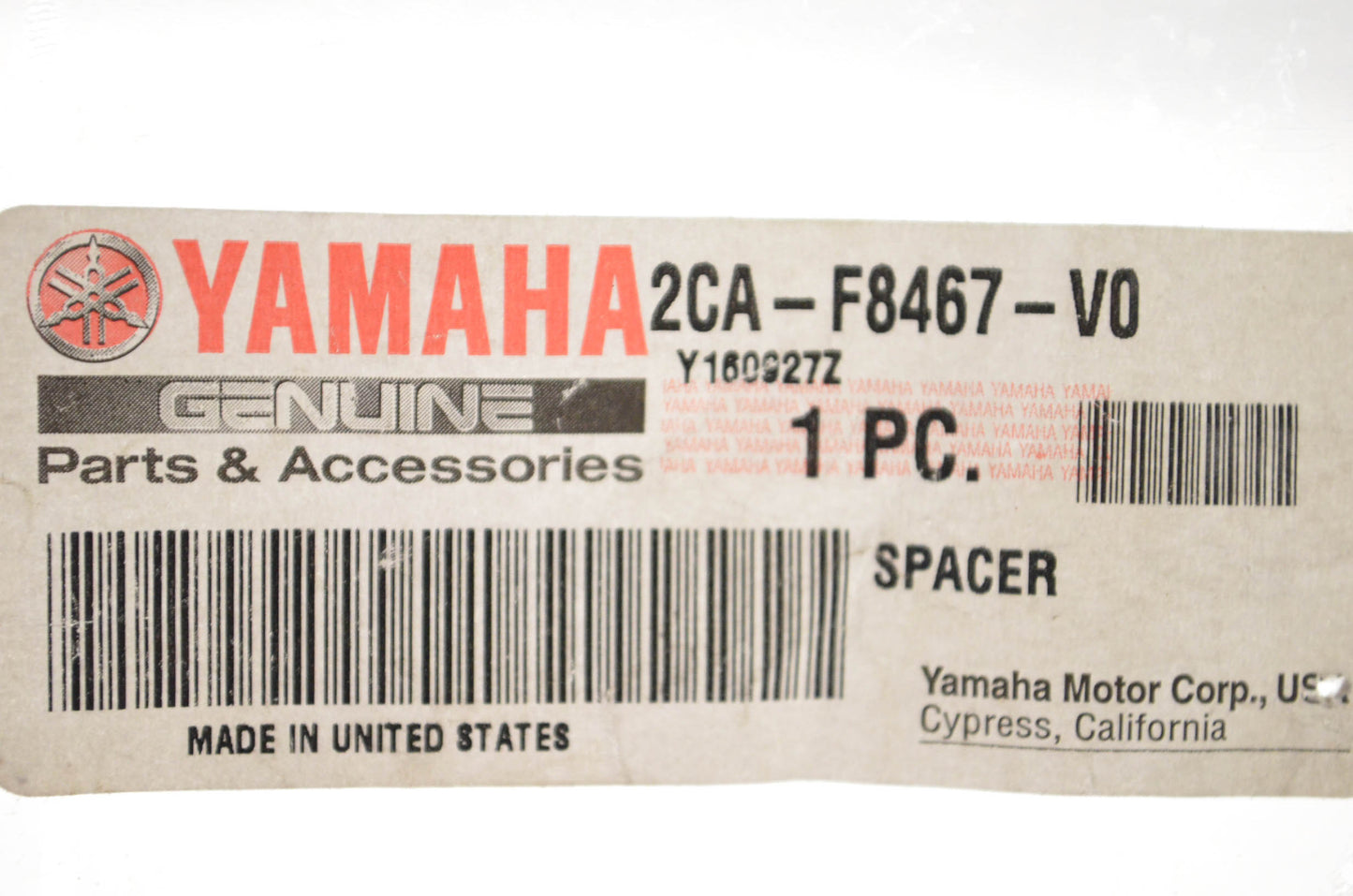 New OEM Yamaha 2CA-F8467-V0-00 Spacer NOS