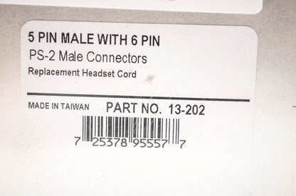 Show Chrome 13-202 Headset Cord NOS