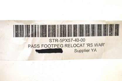 New OEM Yamaha STR-5PX57-40-00 Passenger Footpeg Relocator Kit NOS