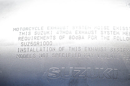 New OEM Suzuki SUZ5GR1000, 341-2543 Right Exhaust Muffler NOS