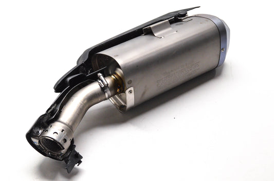 New OEM Yamaha 14B-8, 14B0998 Right Exhaust Assembly NOS