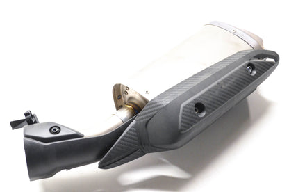 New OEM Yamaha 14B-8, 14B0998 Right Exhaust Assembly NOS