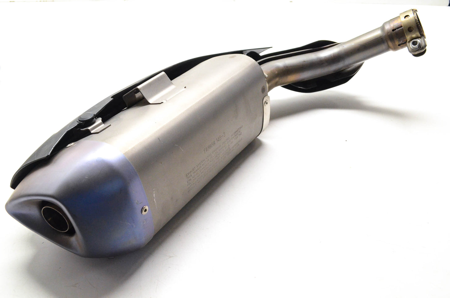 New OEM Yamaha 14B-3, 14B0998 Left Exhaust Assembly NOS
