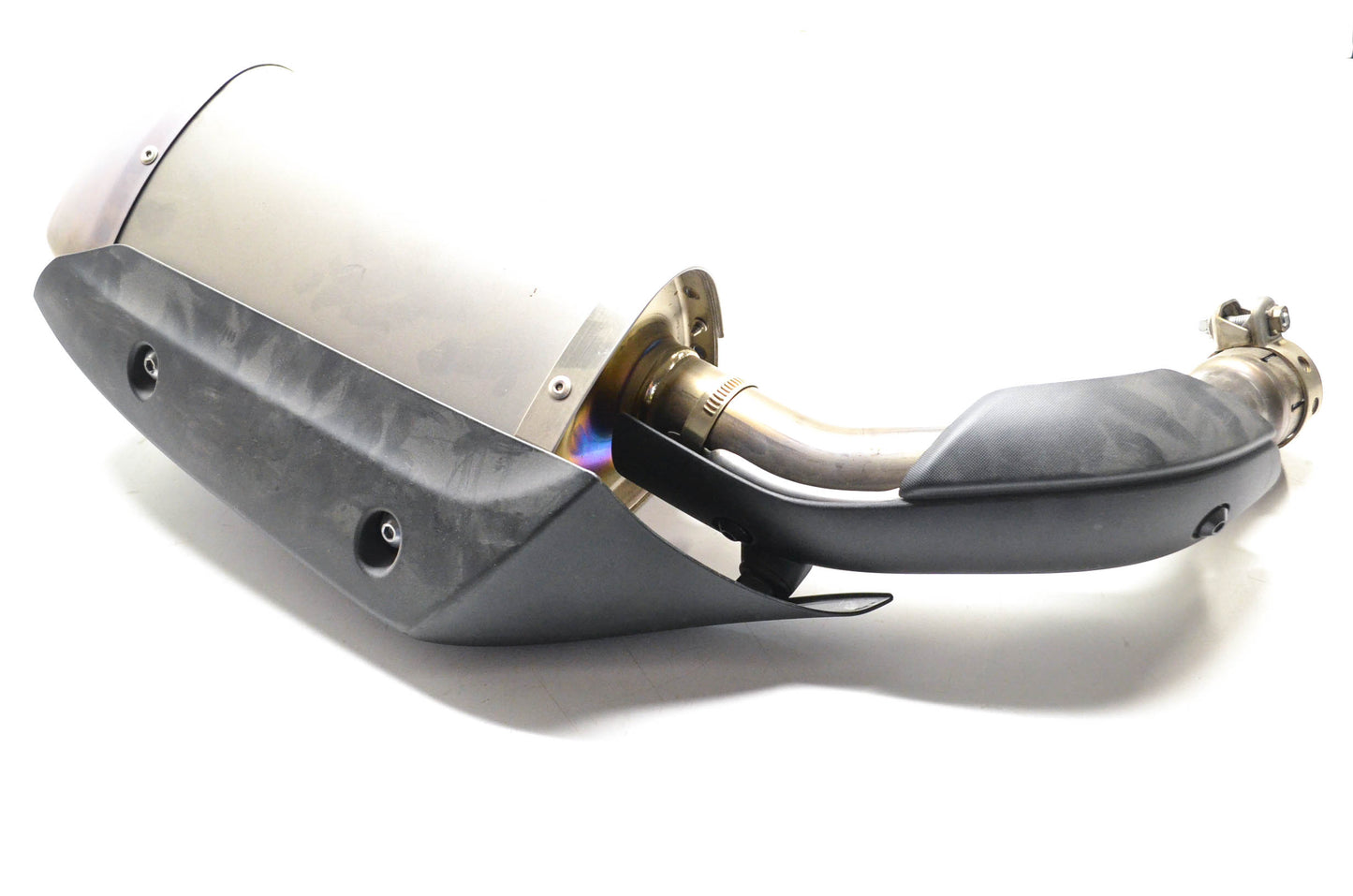 New OEM Yamaha 14B-3, 14B0998 Left Exhaust Assembly NOS