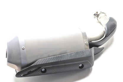 New OEM Yamaha 14B-7, 14B0998 Left Exhaust Assembly NOS