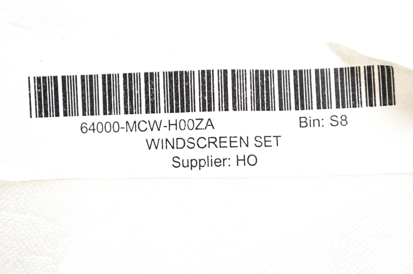 New OEM Honda 64000-MCW-H00ZA Windscreen NOS