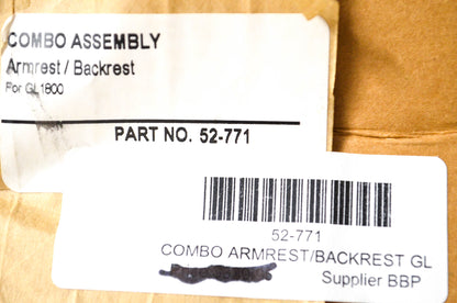 Show Chrome 52-771, 51-711H Armrest Backrest Assembly NOS