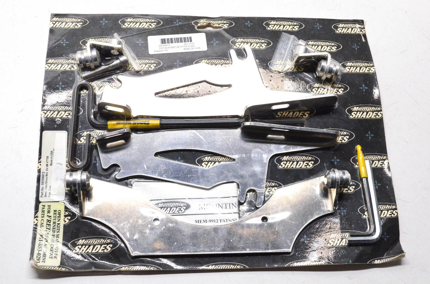 Memphis Shades MEM9912 Fats/Slim Mounting Kit NOS