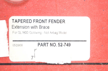 Show Chrome 52-749 Front Fender Extension Kit NOS