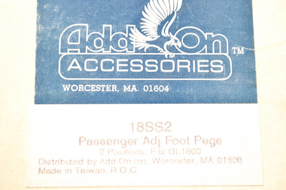 AddOn Accessories 18SS2 Passenger Adjustable Footpeg Mount NOS