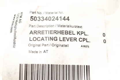New OEM KTM 50334024144 Locating Lever NOS