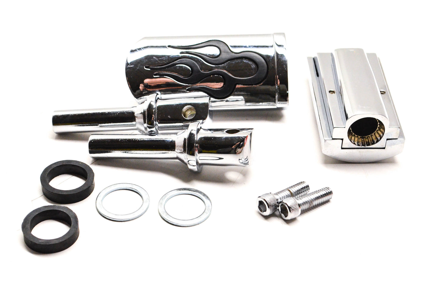 Show Chrome 21-426P Slider Peg Kit for VTX, Valkyrie, VT1100 C 87-98 and VT1100 CZ 98-99, and GL 1500/6 91-96 NOS