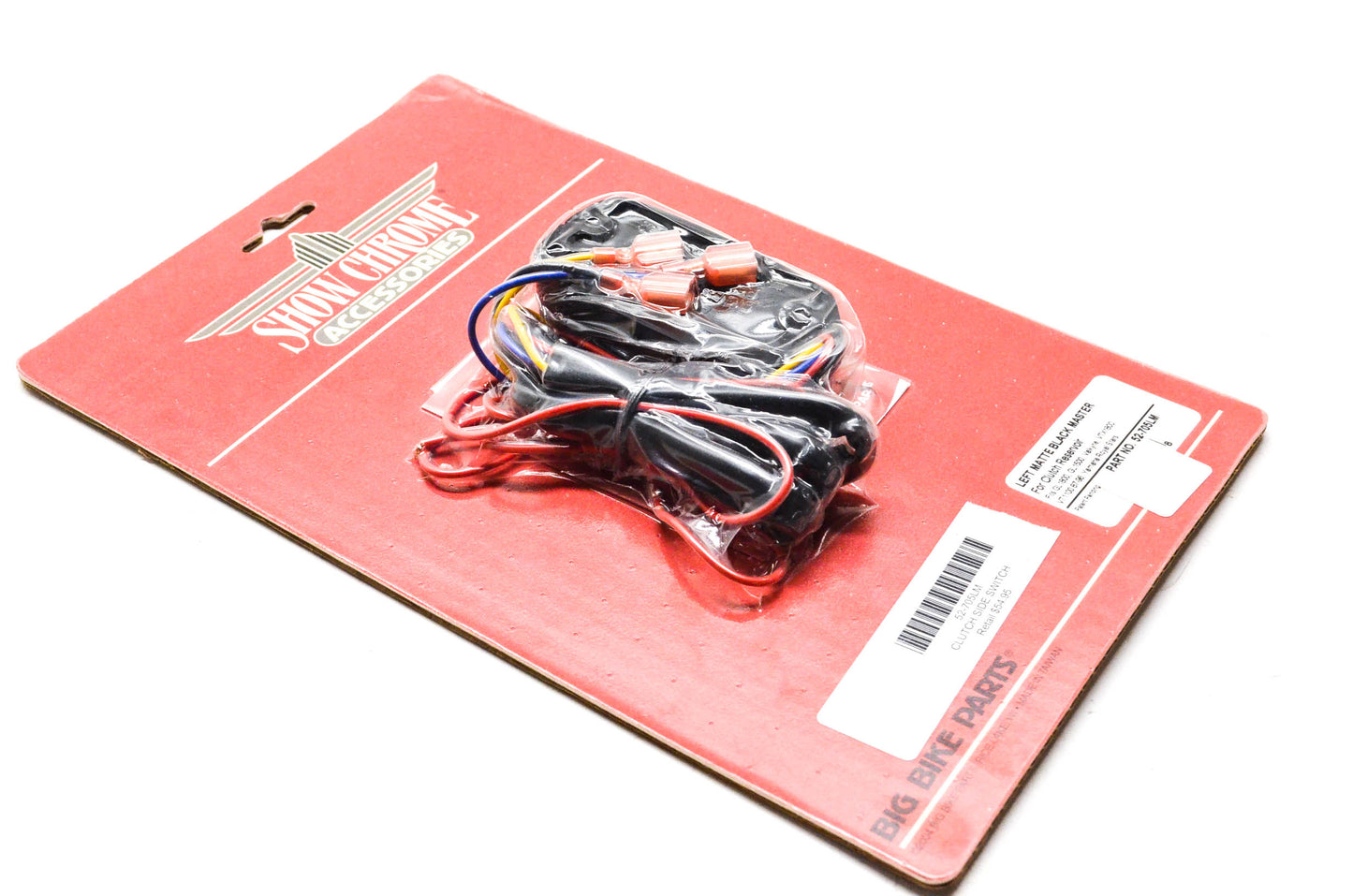 Show Chrome 52-705LM Clutch Side Switch fits GL1800, GL1500, Valkyrie, VTX1800, VT1100 87-96, Yamaha Royal Stars NOS