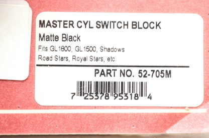 Show Chrome 52-705M Master Cylinder Switch NOS fits GL1800/1500, VT750, VTX, VF750, VT600, VT1100 Valkyrie, Yamaha Royal Star, Road Star