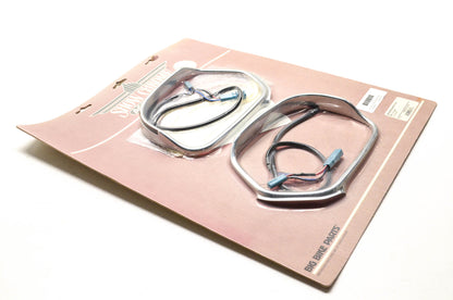 Show Chrome 52-752 Visored Mirror Trim Kit NOS