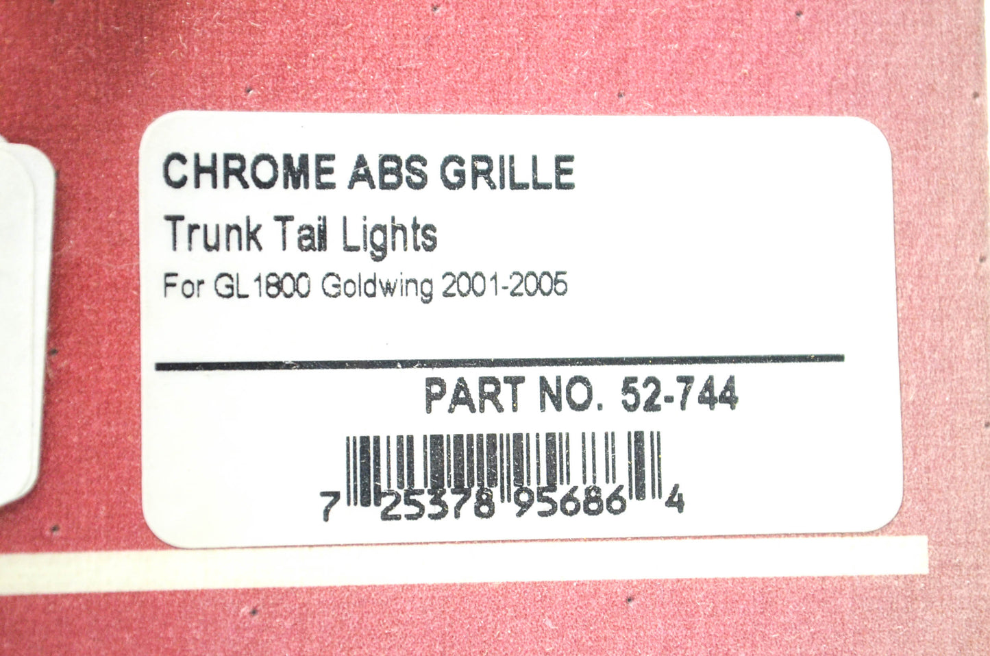 Show Chrome 52-744 Trunk Grille NOS