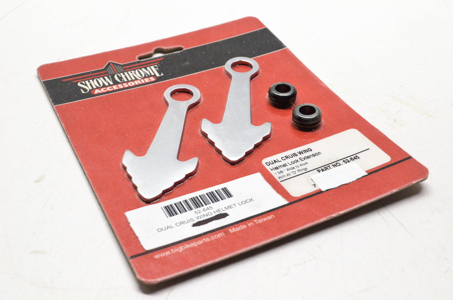 Show Chrome 52-645 Helmet Lock Extension Kit NOS