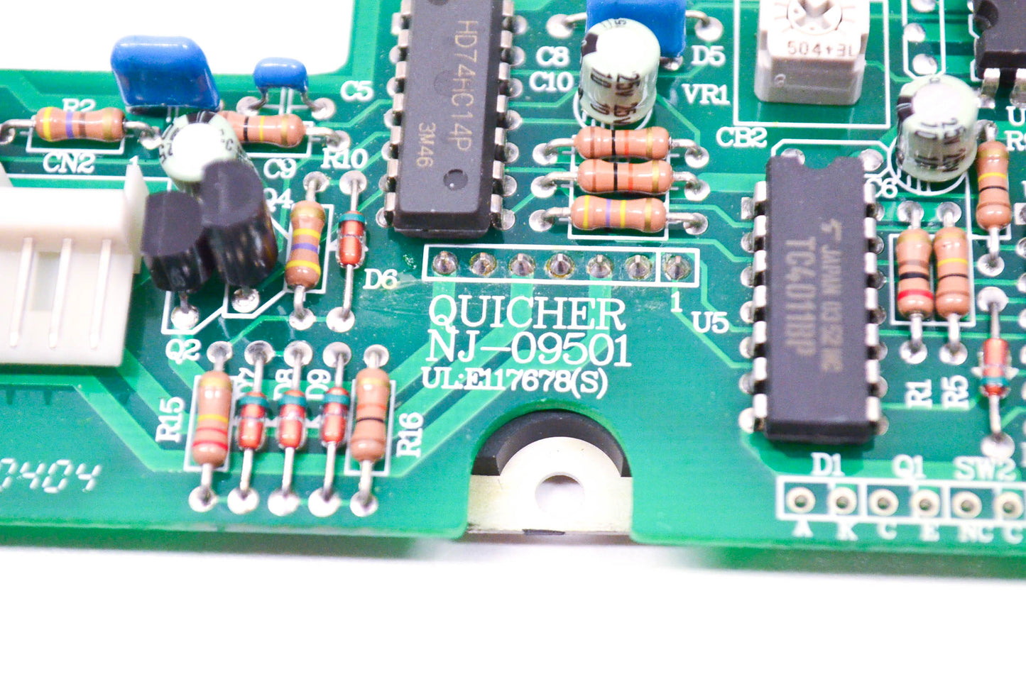 ASG NJ-09501, E117678(S), E117678 Quicher Circuit Board NOS