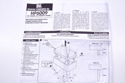 Sti 44502-0110 Safety Switch Assembly HP6009 NOS