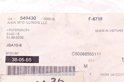 Misumi JBA10-8 Bushing NOS