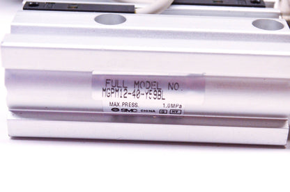 SMC MGPM12-40-Y59BL Guided Pneumatic Cylinder Assembly NOS