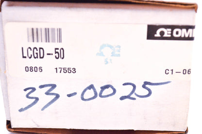 Omega LCGD-50, 33-0025 Miniature Button Compression Load Cell NOS
