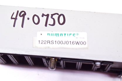 Numatics 122RS100J016W00, 49-0750 Pneumatic Pressure Regulator Assembly with Gauge NOS