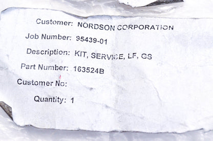 Nordson EFD 163524B, 95439-01 Service Kit NOS