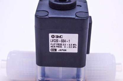 SMC LVC20-S04-1 Fluoropolymer Valve Assembly NOS