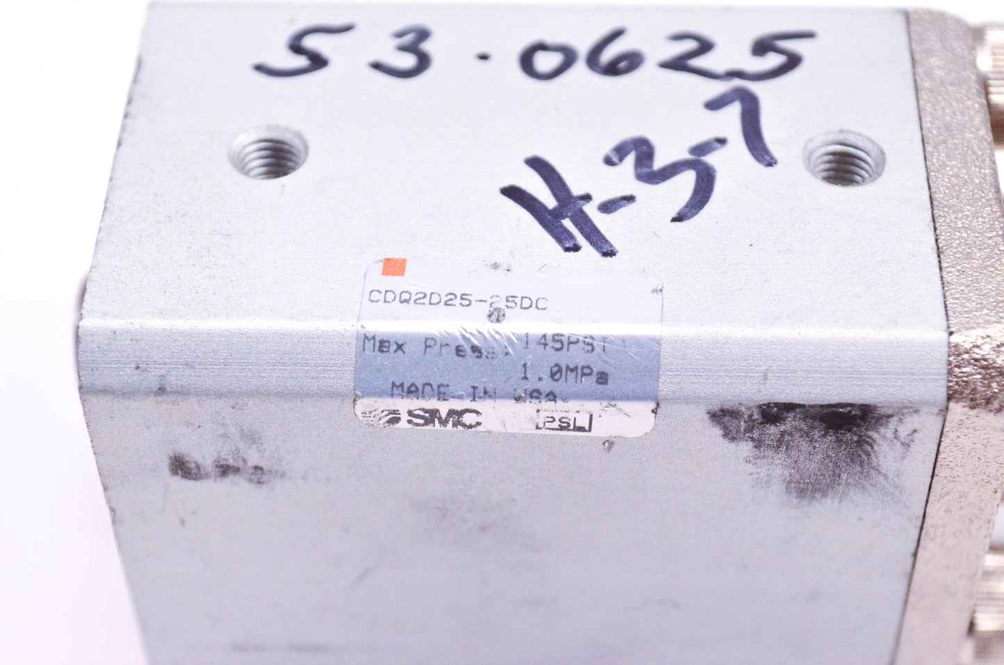 SMC CDQ2D25-25DC, 53-0625 Compact Cylinder NOS