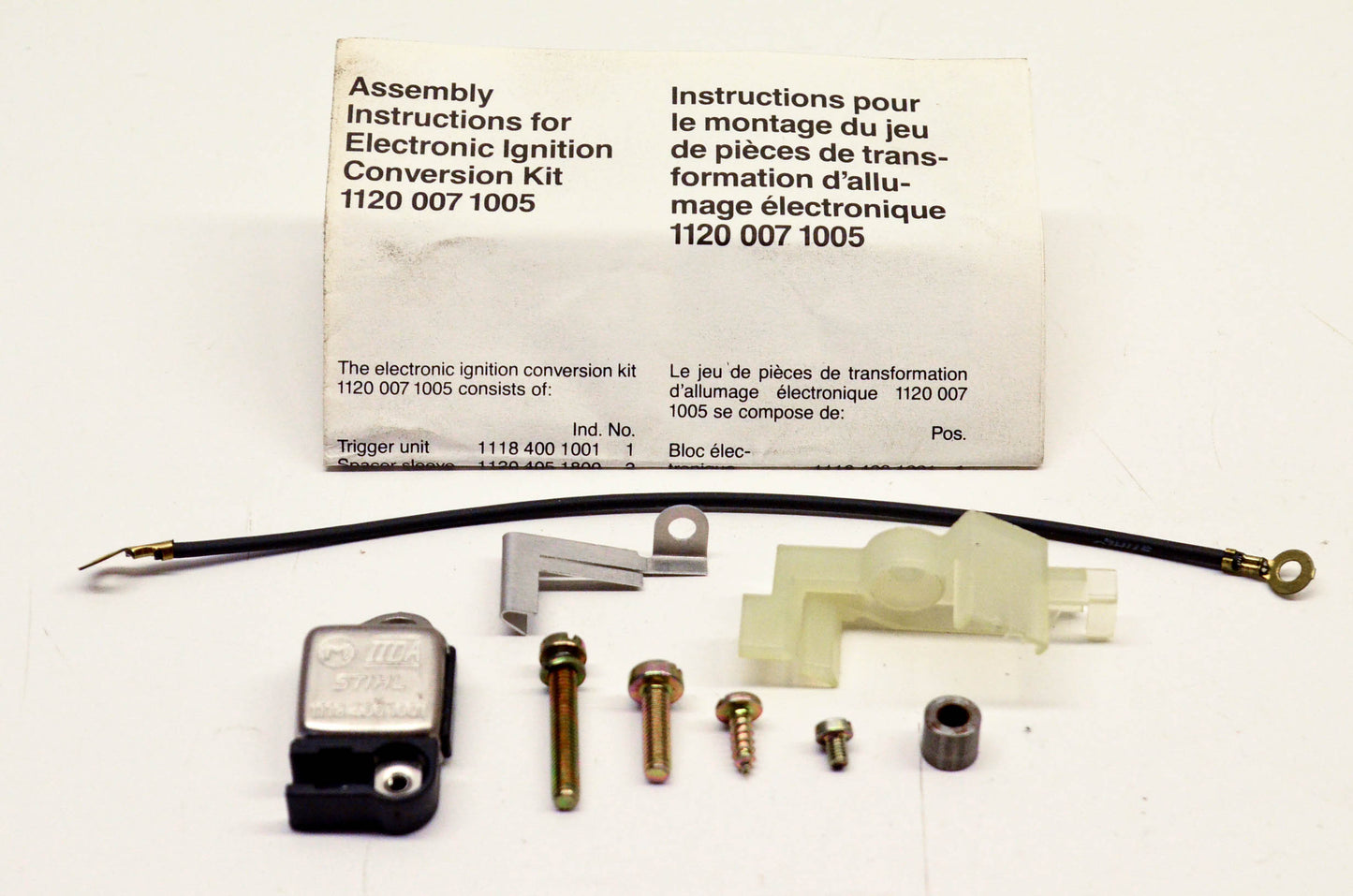 New OEM Stihl 1120-007-1005 Electronic Ignition Conversion Kit NOS