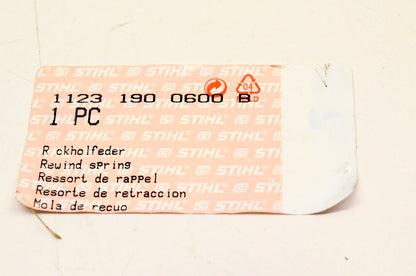 New OEM Stihl 1123-190-0600 Rewind Spring NOS