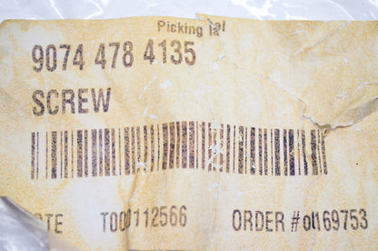 New OEM Stihl 9074-478-4135, RIBE Pan Head Self Tapping Screw NOS